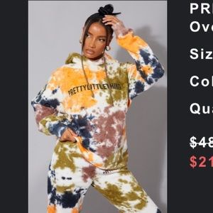 matching tie dye set